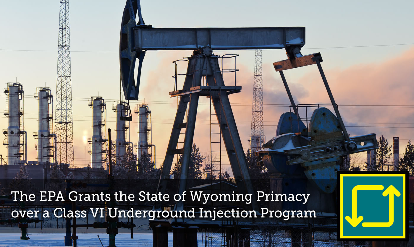 EPA Grants the State of Wyoming Primacy