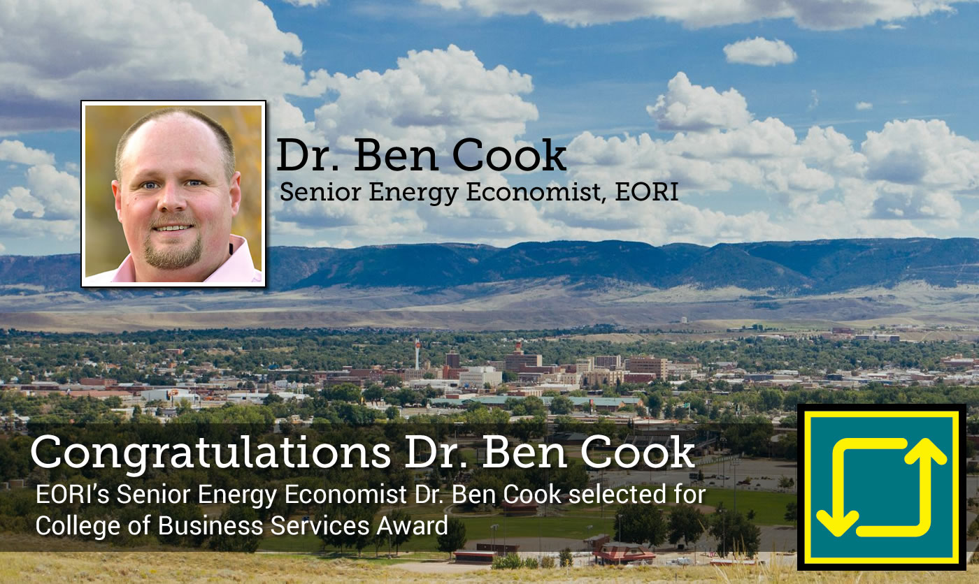 Dr Ben Cook selected for College of Business Services Award