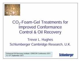 CO2-Foam-Gel Treatments for Improved Conformance Control& Oil Recovery, IOR/EOR Conference 2011 