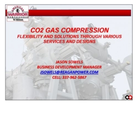 CO2 Gas Compression, Flexibility and Solutions through various services and designs