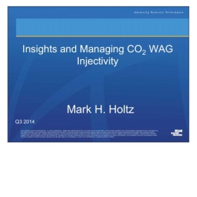 Insights and Managing CO2 WAG Injectivity  (Water Alternating Gas)