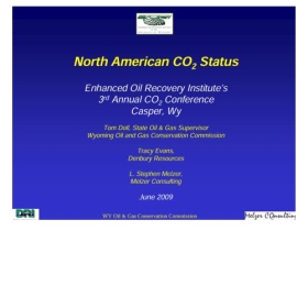 North American CO2 Status, Third Annual CO2 Conference